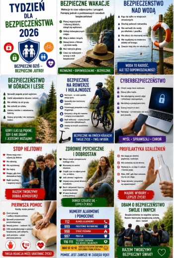 plakat bezpie