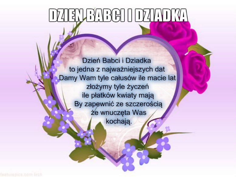 Życzenia na Dzień Babci i Dziadka