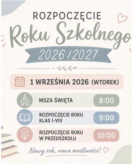 Rozpoczęcie roku szkolnego